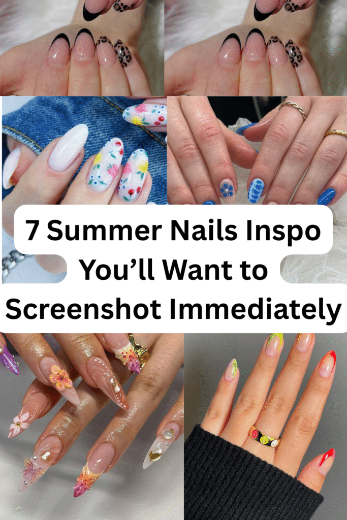 7 Summer Nails Inspo