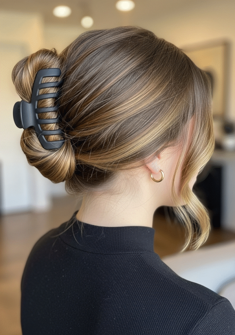 Claw Clip Twist hairstyle