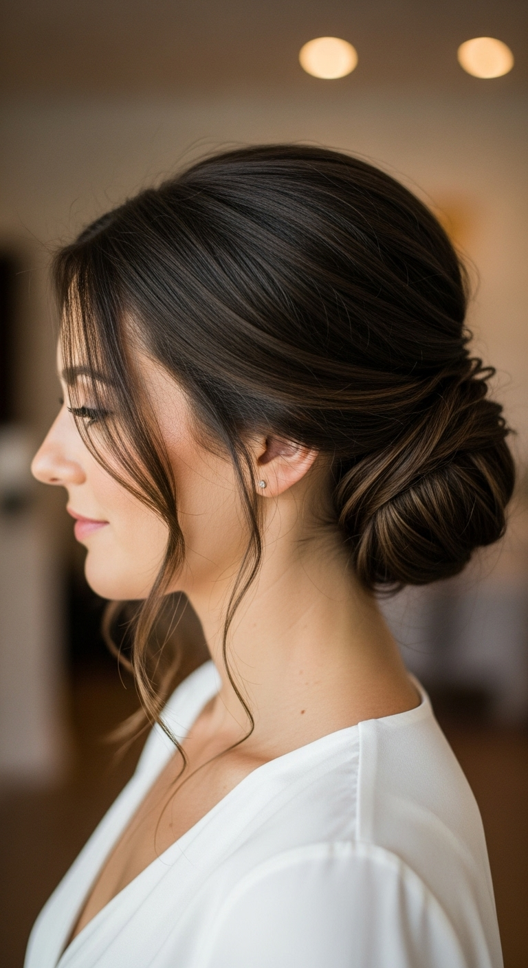 Effortless Low Bun