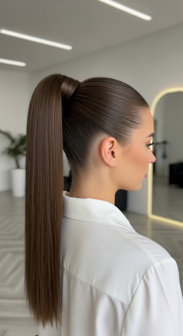 Sleek High Ponytail