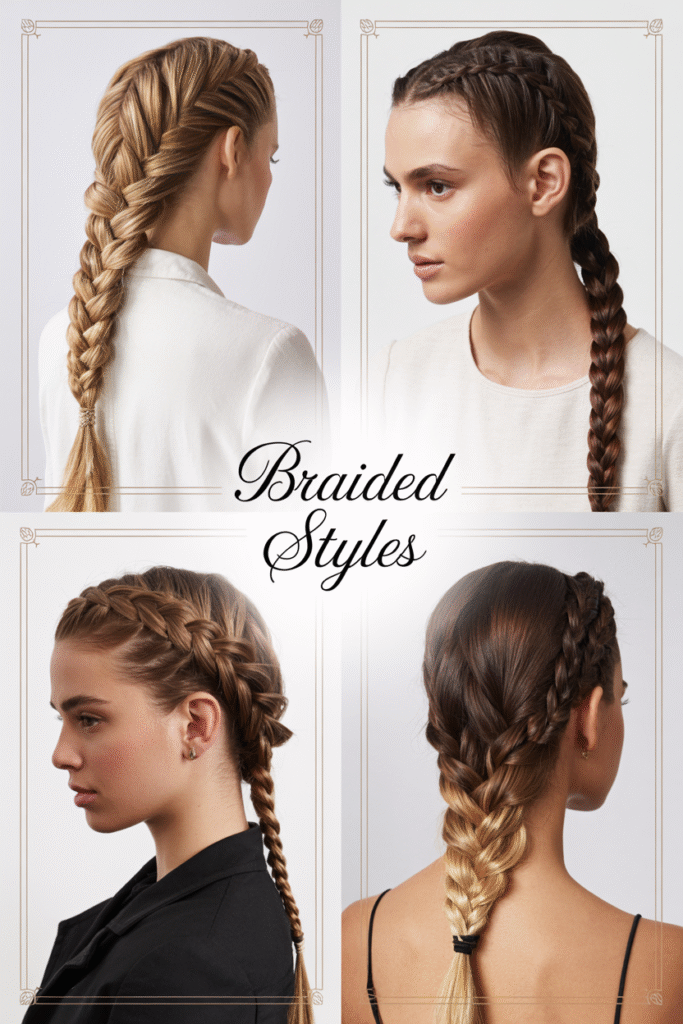 4 Braided Hairstyles